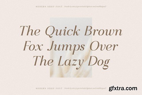 Fonphoria Modern Serif Font QKW6QTW