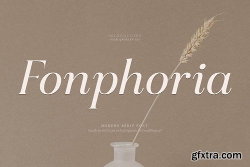 Fonphoria Modern Serif Font QKW6QTW