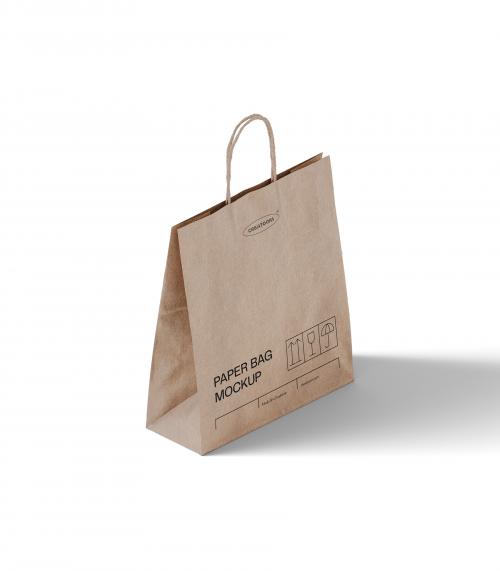 Creatoom -  Paper Bag Mockup V16 Isometric