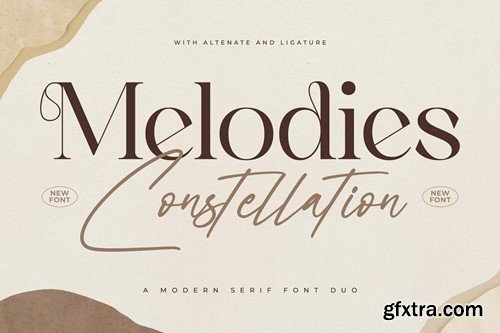 Melodies Constellation Font Duo F7WLYDH