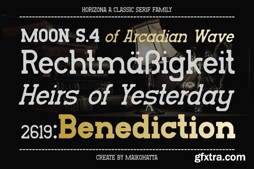 Horizona - Classic Serif Family F3PLXYY