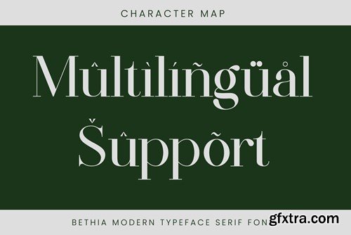 Bethia Modern Serif Font RJ22AQF