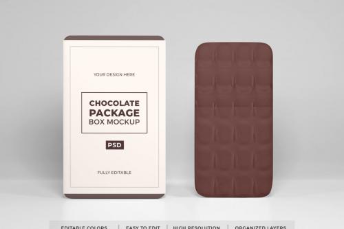 Deeezy - Realistic Chocolate Box Mockup Template