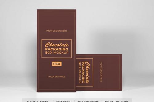 Deeezy - Realistic Chocolate Box Mockup Template