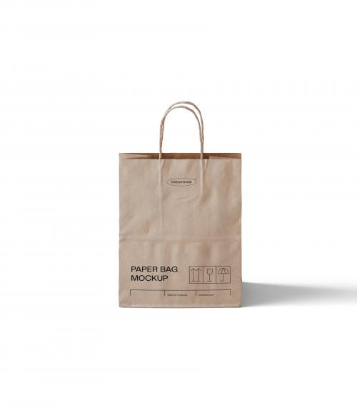 Creatoom -  Paper Bag Mockup V21 Isometric