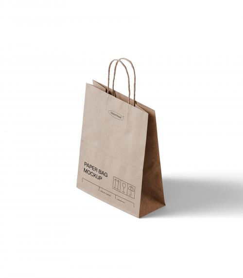 Creatoom -  Paper Bag Mockup V23 Isometric