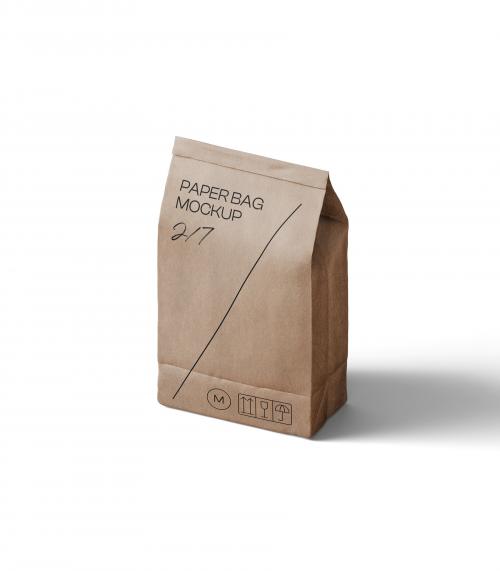 Creatoom -  Paper Bag Mockup V29 Isometric