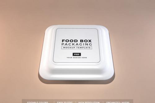 Deeezy - Food Box Packaging Mockup Template