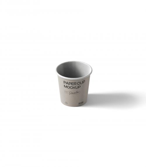 Creatoom -  Paper Cup Mockup V3 Isometric