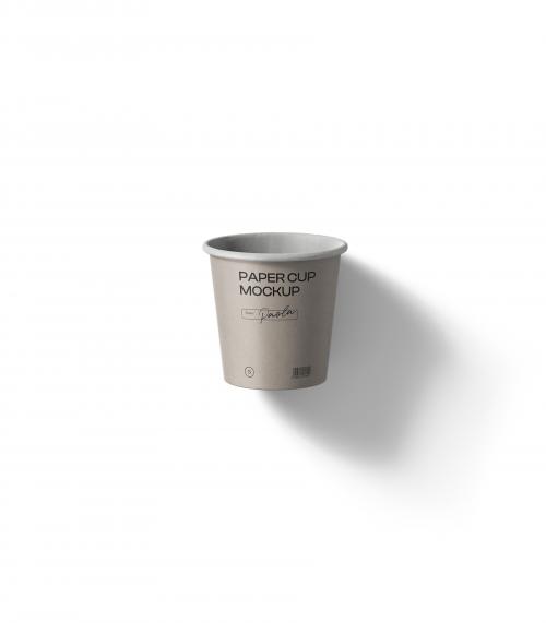 Creatoom -  Paper Cup Mockup V3 Top View