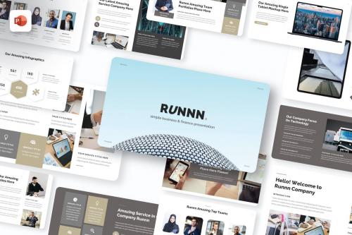 Runnn Simple Finance PowerPoint Template