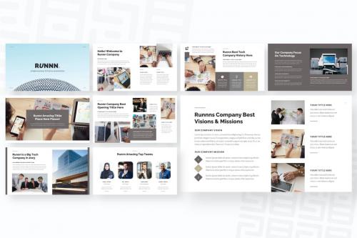 Runnn Simple Finance PowerPoint Template