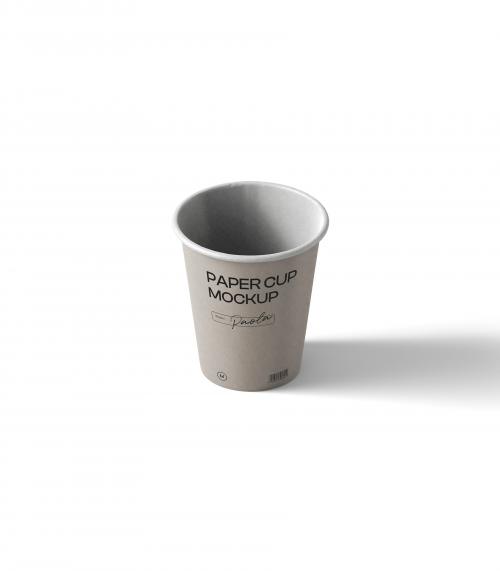 Creatoom -  Paper Cup Mockup V4 Isometric