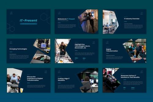 IT-Present - IT Solution PowerPoint Template