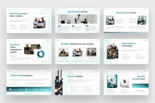 WorkCo - Office & Working space PowerPoint