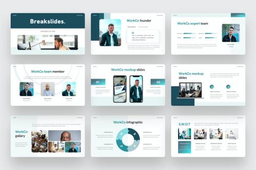 WorkCo - Office & Working space PowerPoint