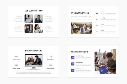 Business LevelUp PowerPoint Template