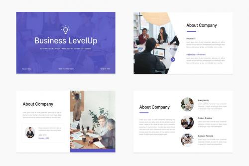 Business LevelUp PowerPoint Template