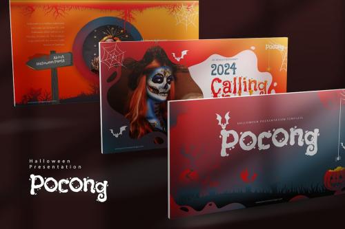 Pocong Halloween PowerPoint Templates