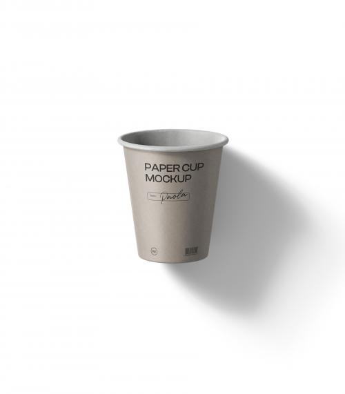 Creatoom -  Paper Cup Mockup V4 Top View