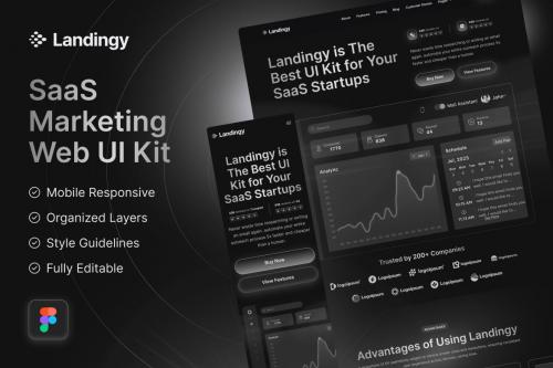 Landingy - Saas Marketing Website UI Kit