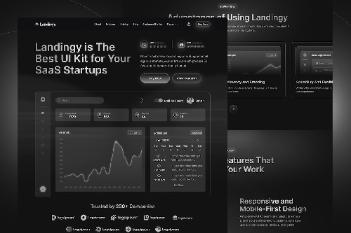 Landingy - Saas Marketing Website UI Kit