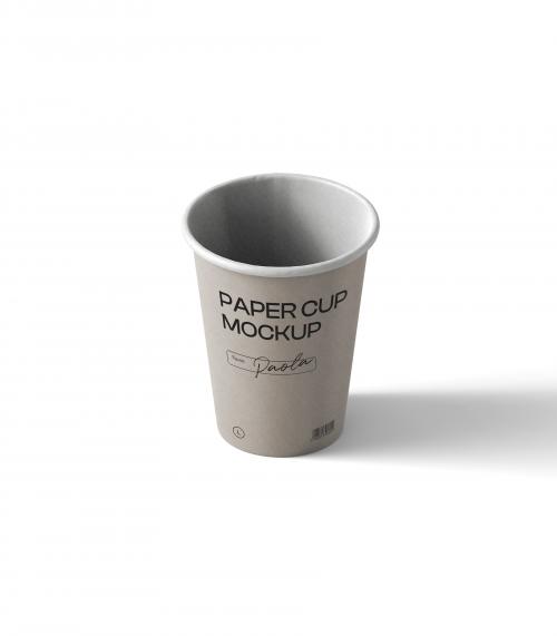Creatoom -  Paper Cup Mockup V5 Isometric