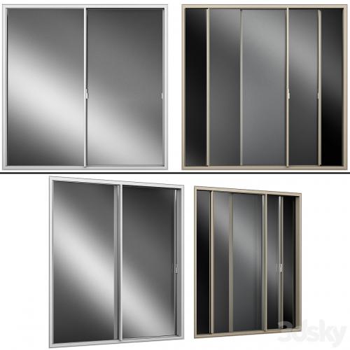 Sliding Stained Glass Aluminum doors