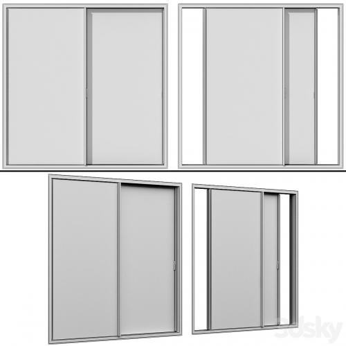 Sliding Stained Glass Aluminum doors