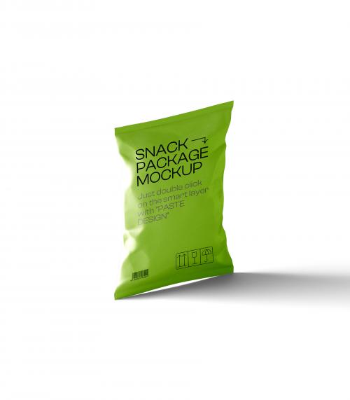 Creatoom -  Snack Package Mockup V2 Isometric
