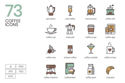Deeezy - 73 Coffee Icons