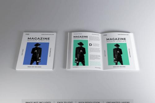 Deeezy - Realistic Magazine Paper Mockup Template