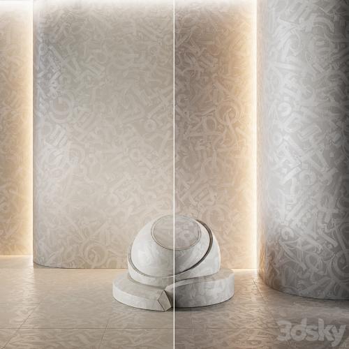 decorative plaster | Concrete set (seamless) | 22