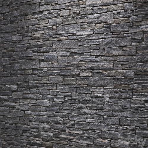 Natural stone wall