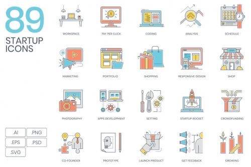 Deeezy - Startup Icons Bundle | Part 1