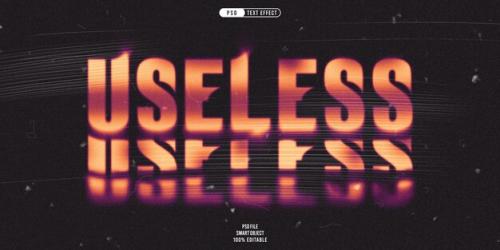 Useless 3d Editable Text Effect