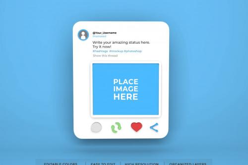 Deeezy - Realistic Instagram Social Media Mockup Template