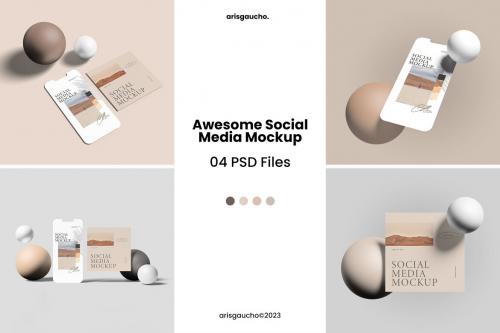 Deeezy - Awesome Social Media Mockup