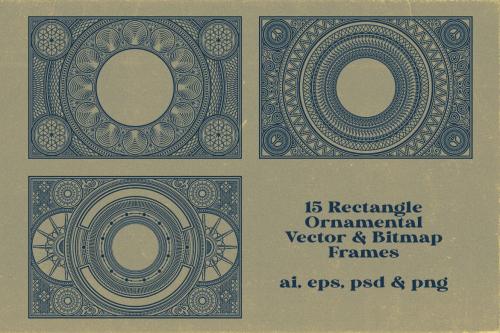 Deeezy - 15 Rectangle & Ornamental Frames