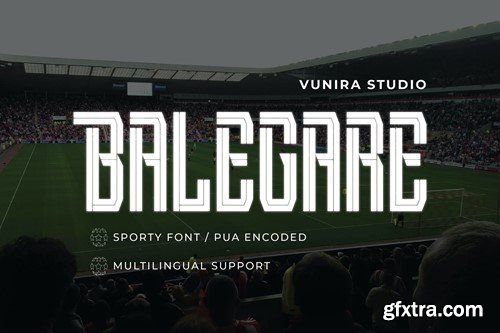 Balegare - Sport Font WE7CUNT