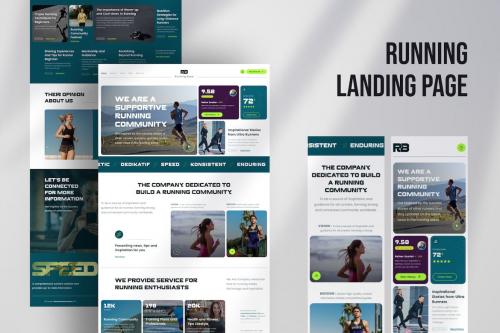 Running Landing Page