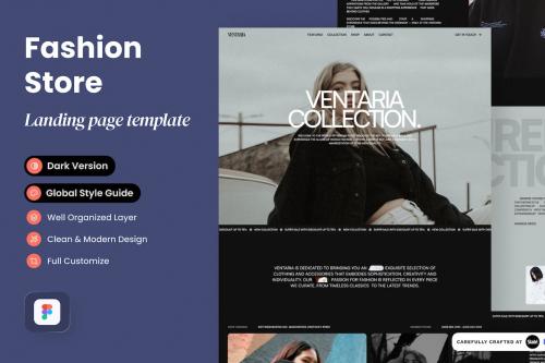 Ventaria - Fashion Store Landing Page