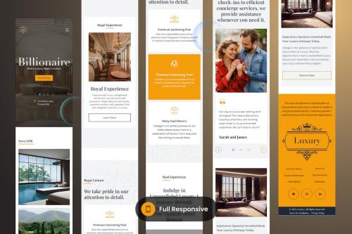 Luxury - Hotel Website Landing Page