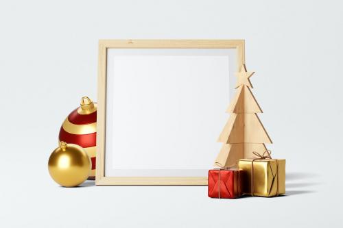 Christmas Frame Mockup