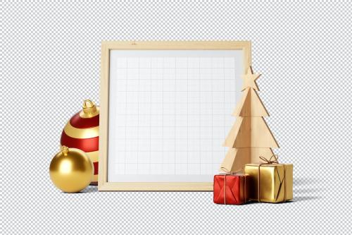 Christmas Frame Mockup