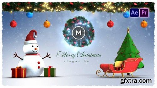 Videohive Christmas Winter Logo Reveal 49836059