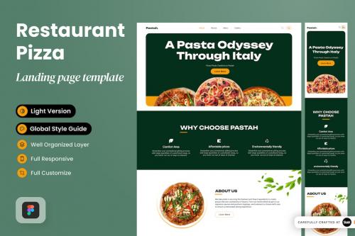 Pastah - Restaurant Pizza Landing Page