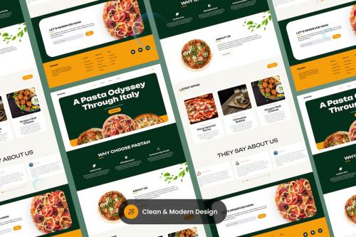 Pastah - Restaurant Pizza Landing Page