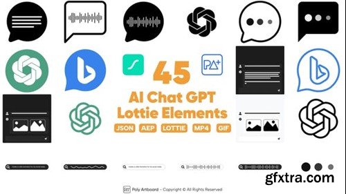 Videohive AI Chat GPT Lottie Elements 49852212