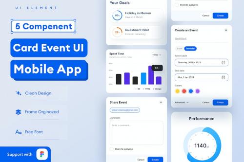 Card Event UI Kits